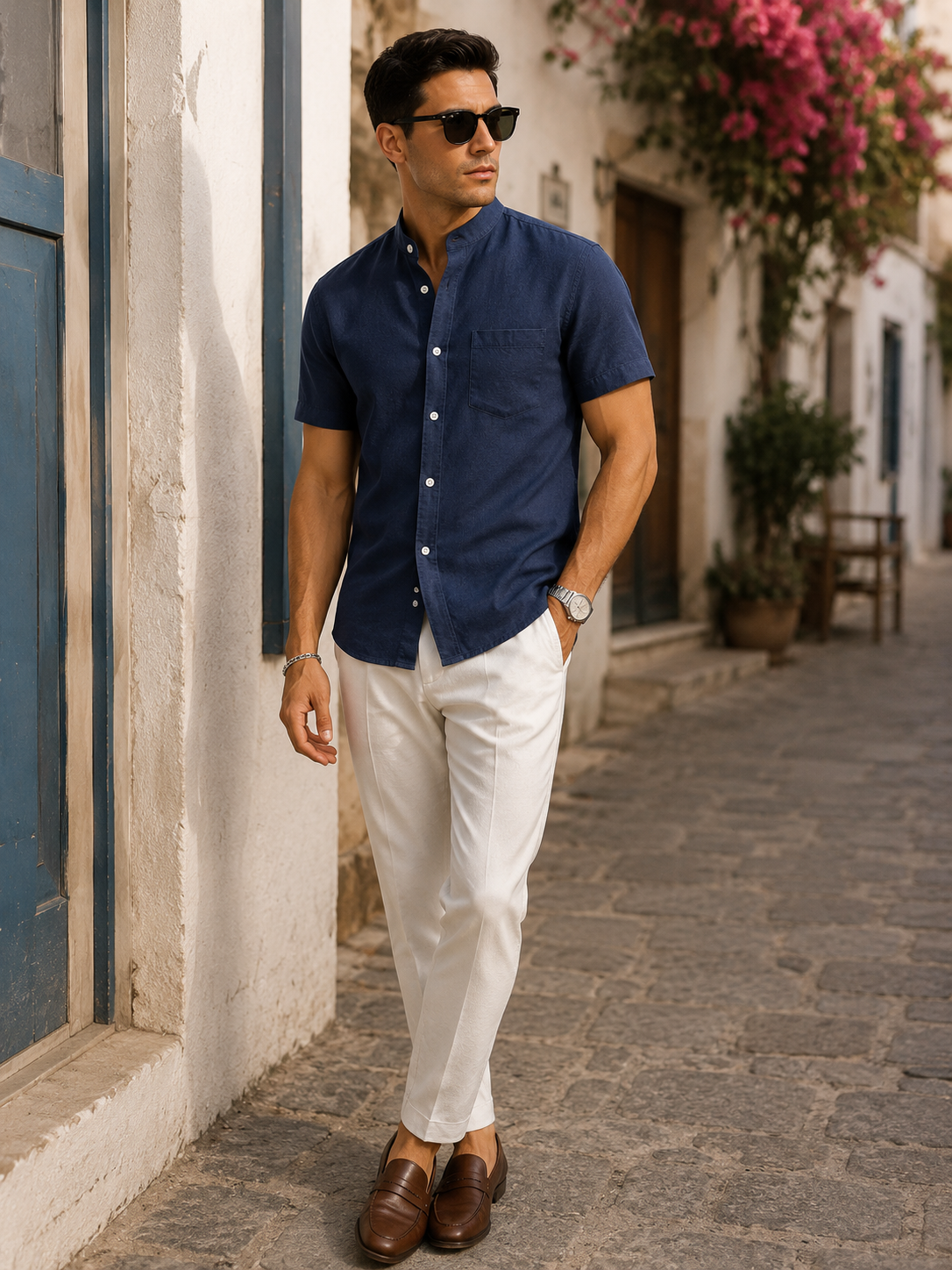 Camisa Santorini
