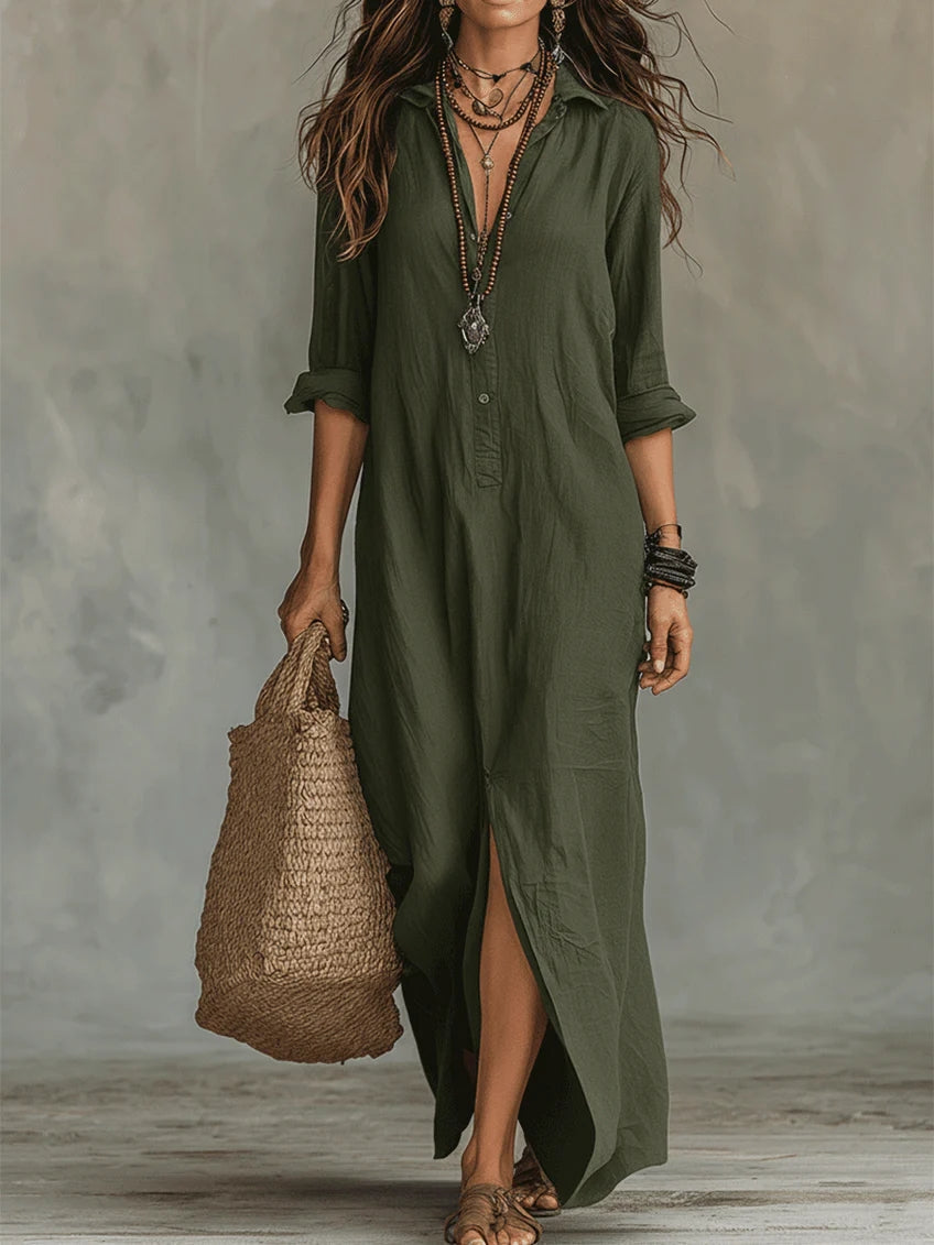 Soline Vestido Maxi Negro