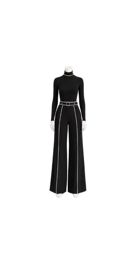 Vera Conjunto elegante con detalles en contraste