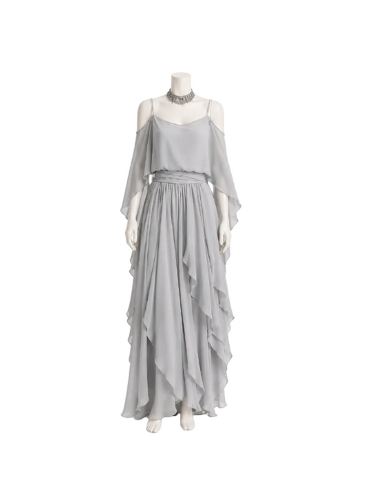 Isabela Conjunto fluido gris