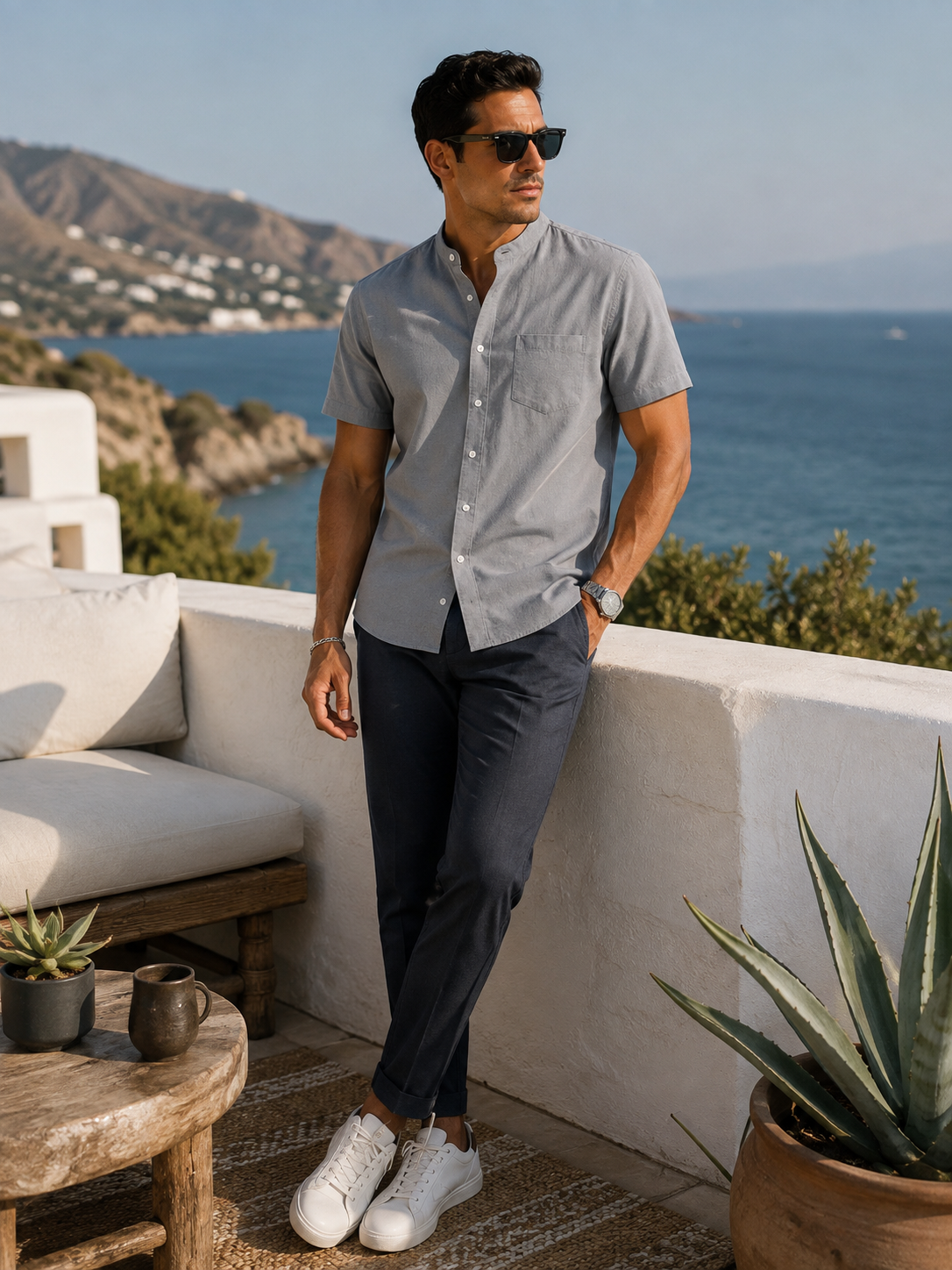 Camisa Santorini
