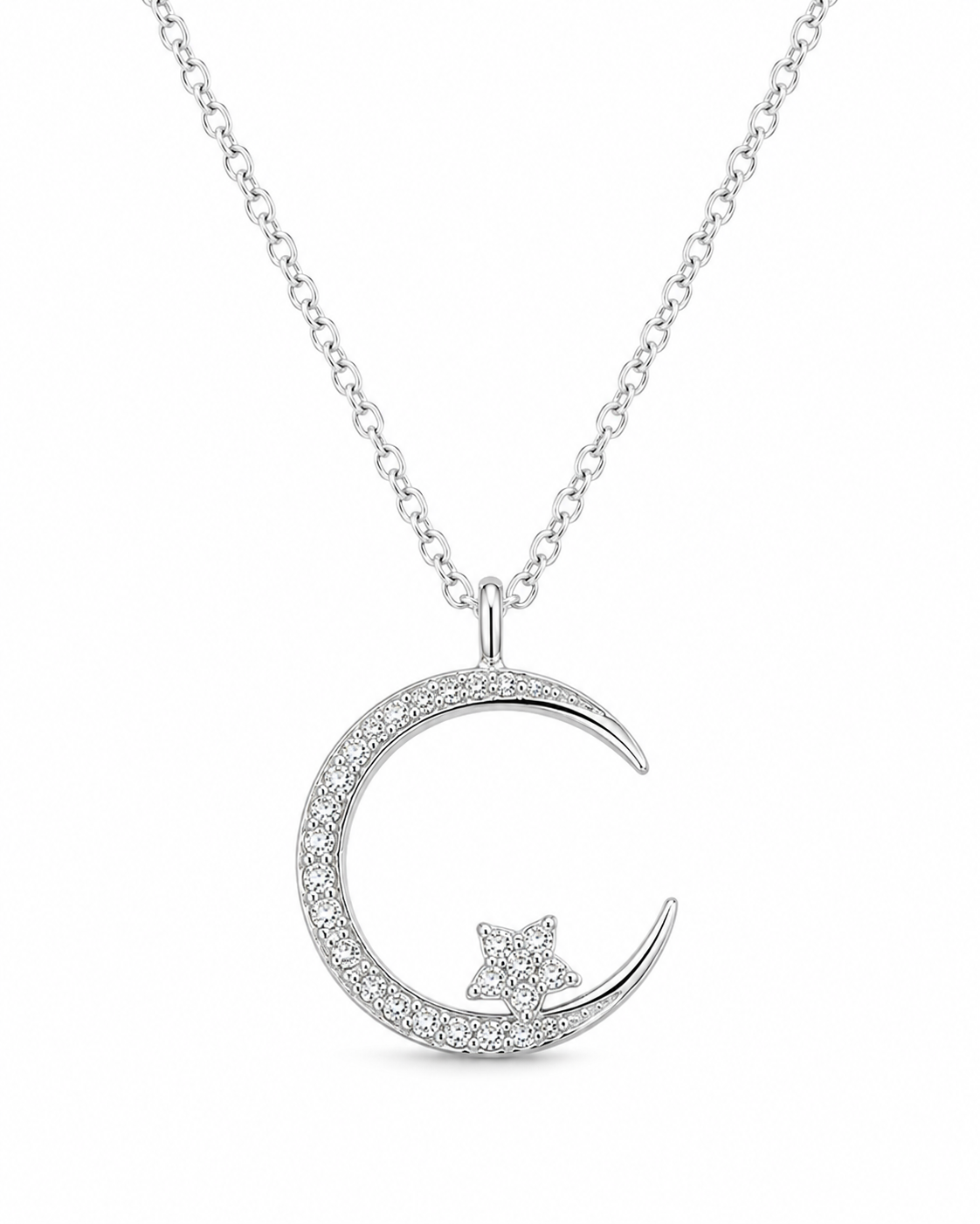 Collar Celestial Luna y Estrella