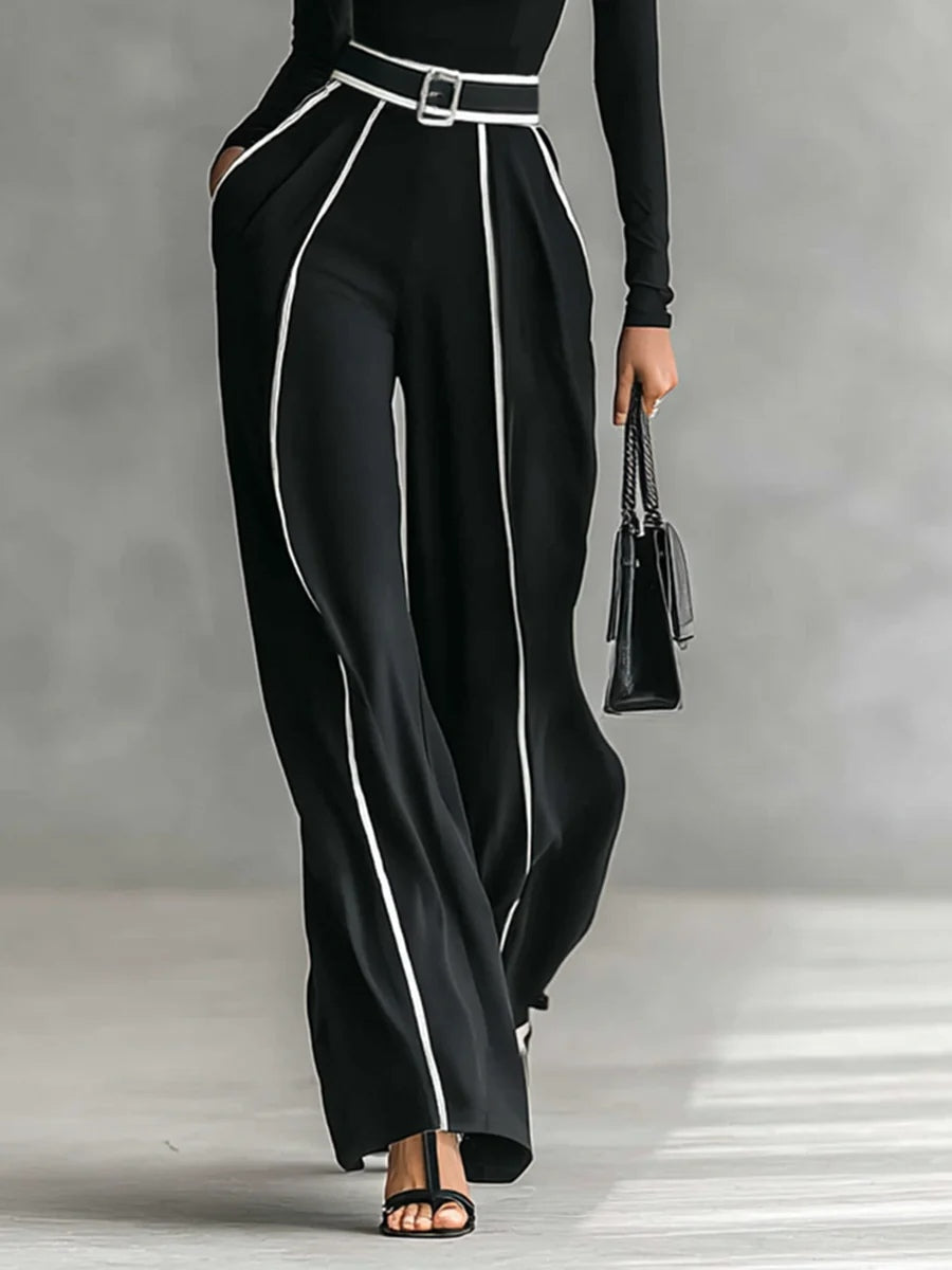 Vera Conjunto elegante con detalles en contraste